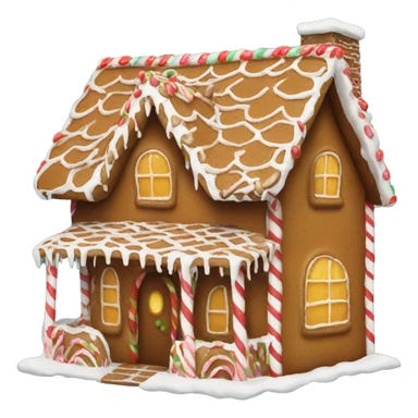 Gingerbread house sticker