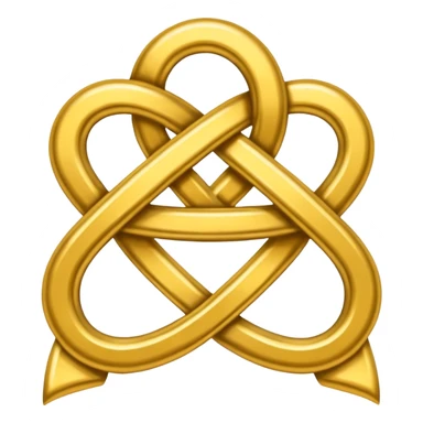 Symbol that represents the union of people sticker