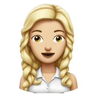 white girl with cigar smoke sticker