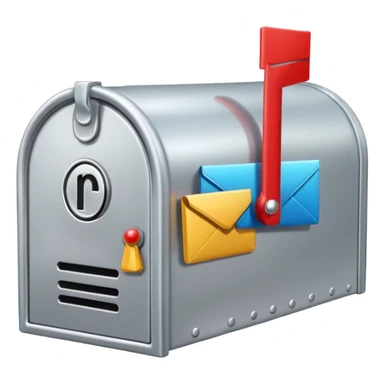 silver mailbox sticker