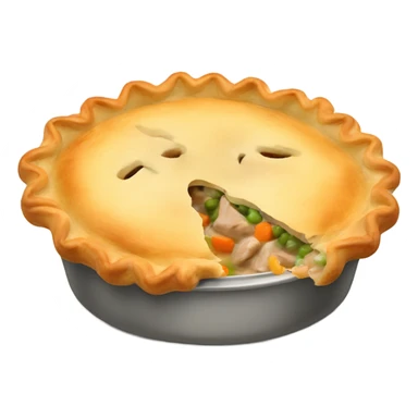 Chicken pot pie sticker