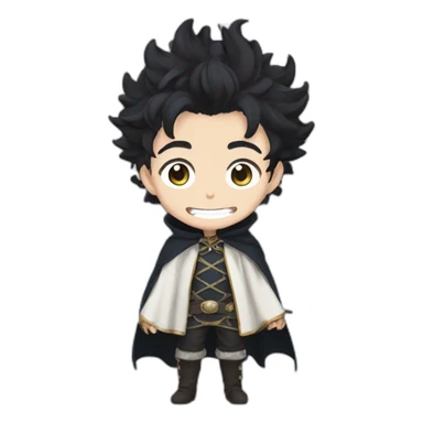 cute black clover asta sticker