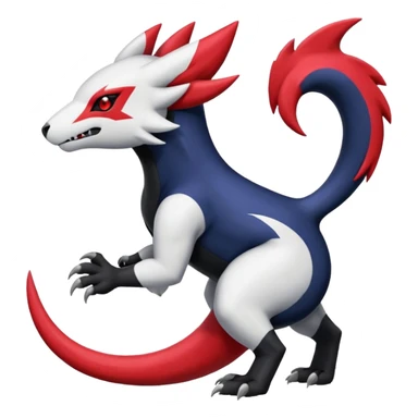 Zangoose-Salandit-Absol-fusion sticker