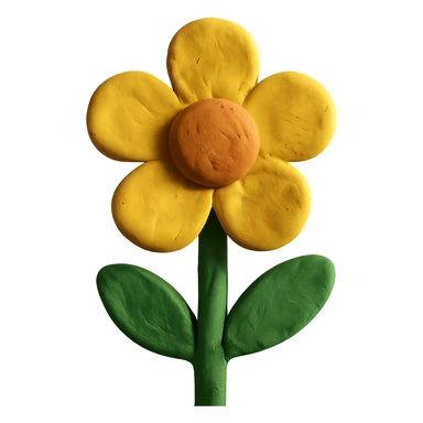 yellow flower sticker