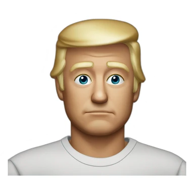 Trump mugshot sticker