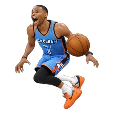 Russel Westbrook dunk sticker