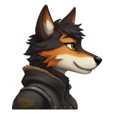 Edgy anthro furry by Falvie, LiLaiRa, AngieWolf sticker