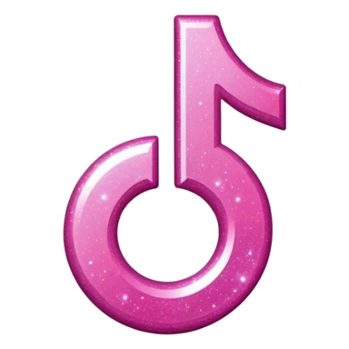 glitter pink symbol TikTok sticker