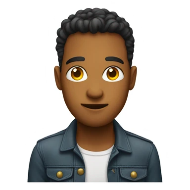 Emoji giving a sideye to the camera sticker