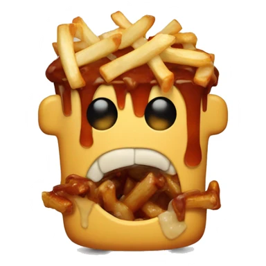 Poutine mange poutine sticker