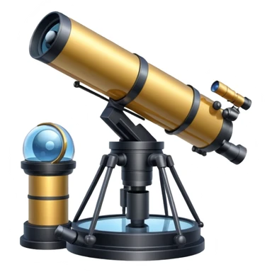 observatory with a big telescope sticker