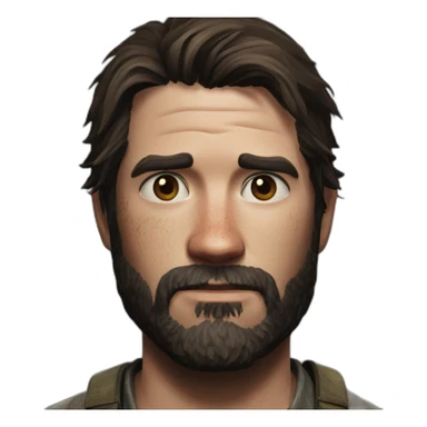 joel from the last of us sticker