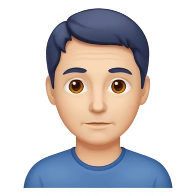 Parent Face with middle age sticker