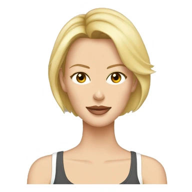 charlize theron wearing tank top sticker