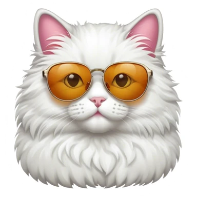 Cat with sunglasses sticker