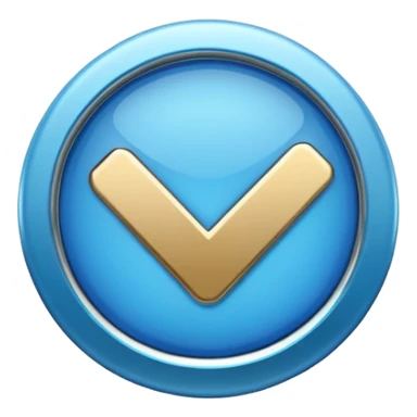 Check verificado de cuenta sticker