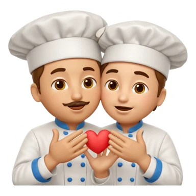 Chef Kiss El Hareketi, 3D rendered emoji, with professional lighting, no face on objects, white background sticker