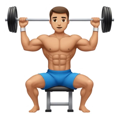 guy pec exercise sticker