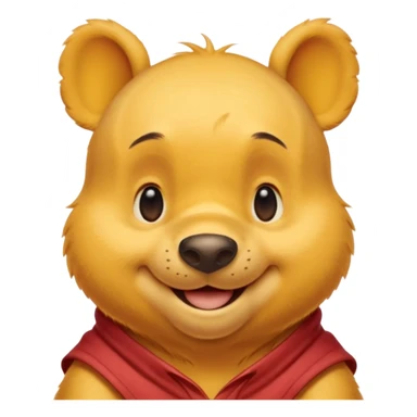 winnie the pooh from Disney without t shirt sticker