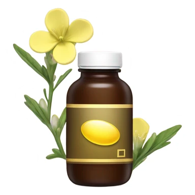 Evening Primrose Oil supplement sticker