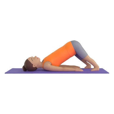 person in downward dog yoga pose sticker