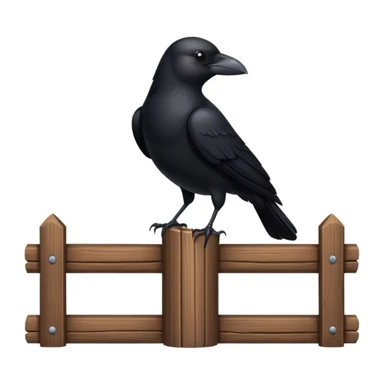 Cuervo negro pájaro sticker