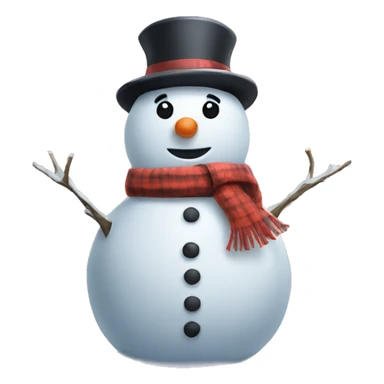 snowman sticker