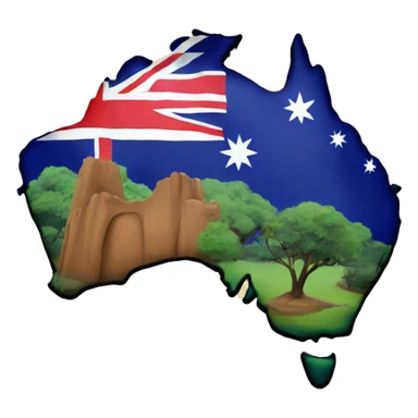 Australia country  sticker