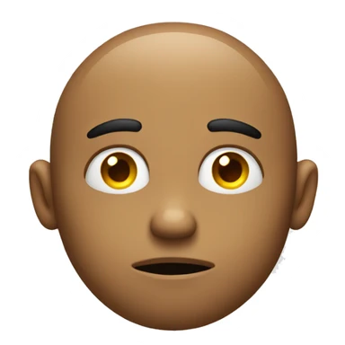 Questioning face sticker