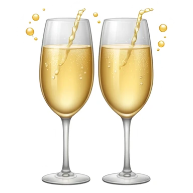 clinking glasses sticker