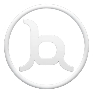 Black circle with “MB” written on in the middle of it. Nothing else sticker