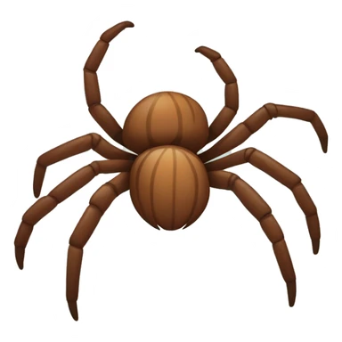 lineas con forma de araña con colores marrones sticker