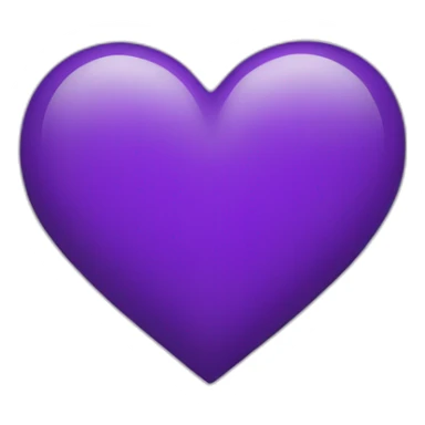 half-heart purple sticker