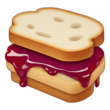 PB&J sandwich sticker