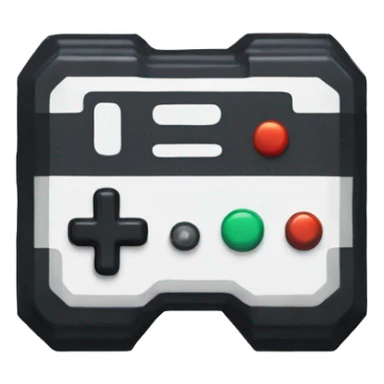 A small controller with pixel art details.
 sticker