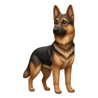 German shepherd dog sticker