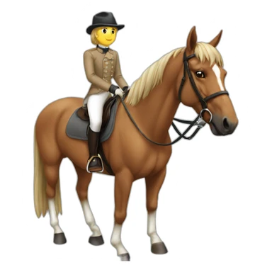 Équitation sticker
