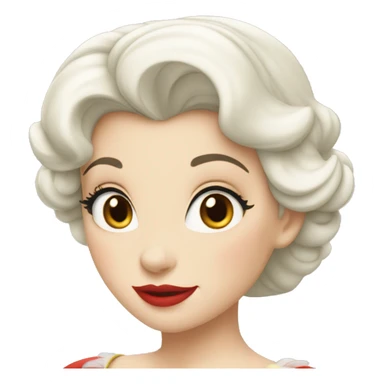 Blanche neige moderne sticker