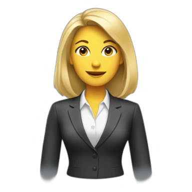 businesswoman sticker