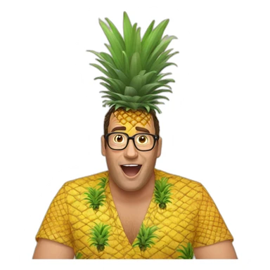 pen pineapple apple pen sticker