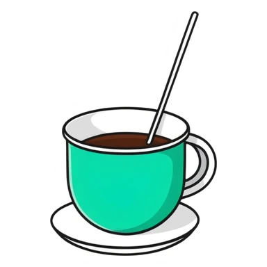 Metal dipper dirty  sticker