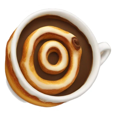 Cinnabon with coffee  sticker