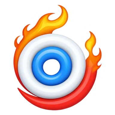 flamme bleu blanc rouge sticker