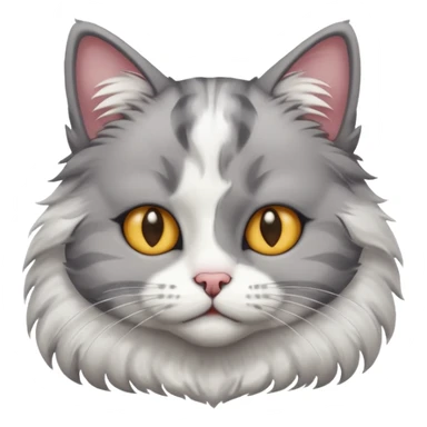 Cat with eyes crossed sticker