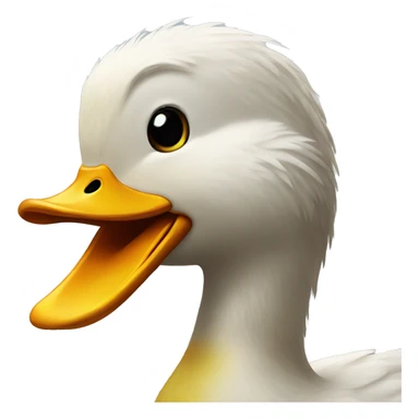 duck in pixels sticker