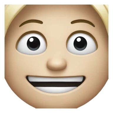 Smile with double face sticker