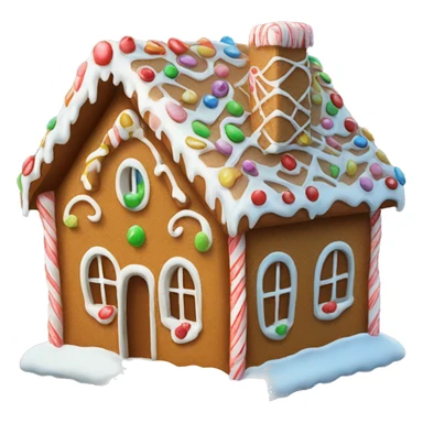 gingerbread house sticker