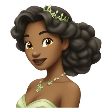Disney Princess Tiana sticker