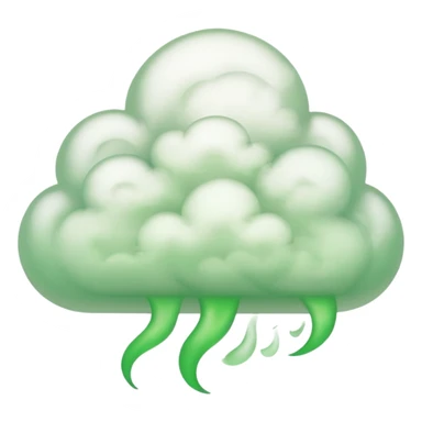 green fart smoke sticker