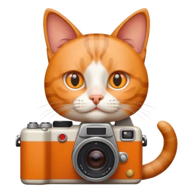photographer cat sticker